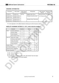 PS7206-1A-F3-A Datasheet Page 3