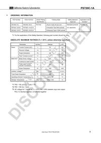 PS720C-1A-F3-A Datasheet Page 3