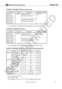 PS7241-1B-E5-A Datasheet Page 3