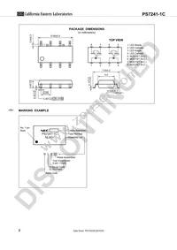 PS7241-1C-F3-A Datasheet Page 2