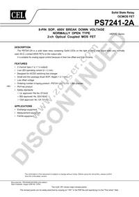PS7241-2A-F4-A Datasheet Cover