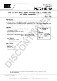 PS7241E-1A-F3-A Datasheet Cover