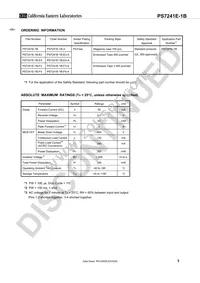 PS7241E-1B-F3-A Datasheet Page 3