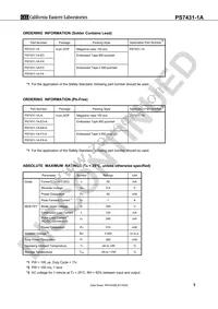 PS7431-1A-E3-A Datasheet Page 3