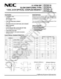 PS7522-2A Datasheet Cover