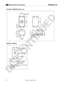PS7801J-1A-F3-A Datasheet Page 2