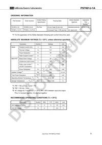 PS7801J-1A-F3-A Datasheet Page 3