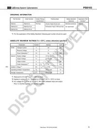 PS8103-F3-A Datasheet Page 3