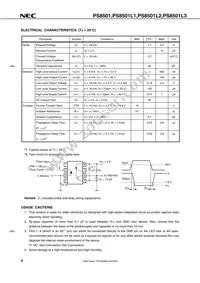 PS8501L3-AX Datasheet Page 6