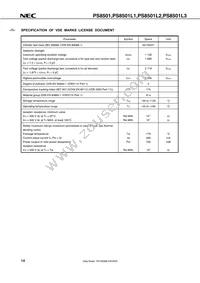 PS8501L3-AX Datasheet Page 14