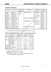 PS8502L2-V-E3-AX Datasheet Page 5