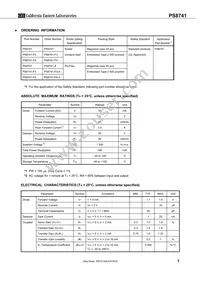 PS8741-F3-A Datasheet Page 3