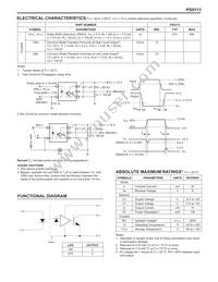 PS9113-V-A Datasheet Page 2