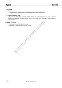 PS9114-F3-A Datasheet Page 10