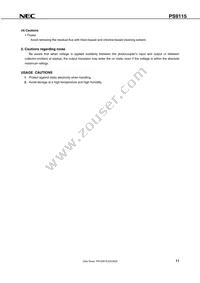PS9115-F3-AX Datasheet Page 11