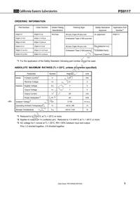 PS9117-V-F3-A Datasheet Page 3