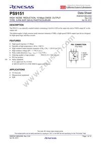 PS9151-F3-AX Datasheet Cover