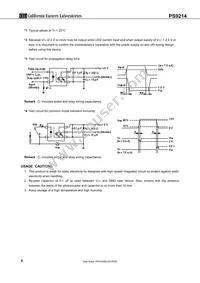 PS9214-F3-A Datasheet Page 6