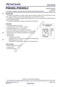 PS9305L-E3-AX Datasheet Cover
