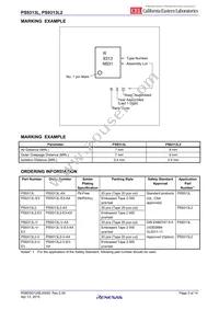 PS9313L2-AX Datasheet Page 3