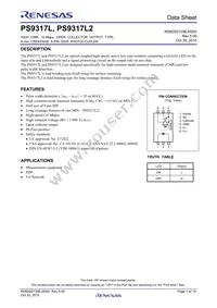 PS9317L2-AX Datasheet Cover