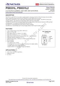 PS9331L-V-E3-AX Datasheet Cover