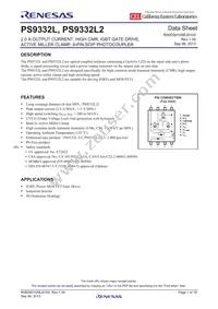 PS9332L2-V-E3-AX Datasheet Cover