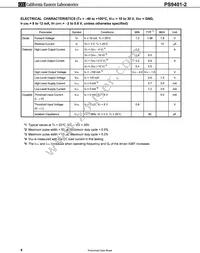 PS9401-2-AX Datasheet Page 4