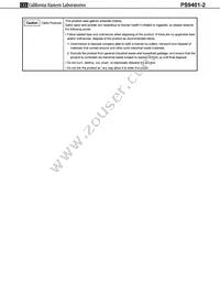 PS9401-2-AX Datasheet Page 8