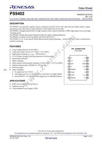 PS9402-V-AX Datasheet Cover