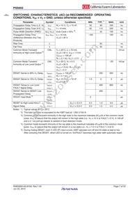 PS9402-V-E3-AX Datasheet Page 7