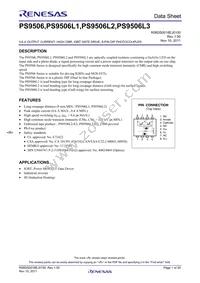 PS9506L3-V-AX Datasheet Cover