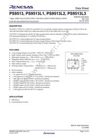 PS9513L3-AX Datasheet Cover