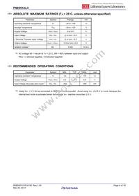 PS9551AL4-V-E3-AX Datasheet Page 4