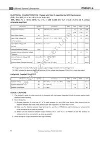PS9551L4-AX Datasheet Page 6