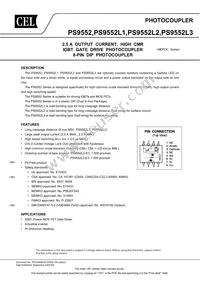 PS9552L3-V-E3-AX Datasheet Cover