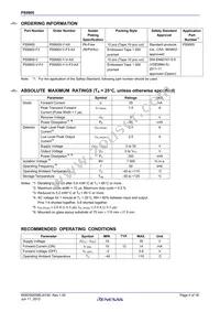 PS9905-Y-F3-AX Datasheet Page 4