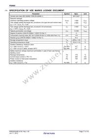 PS9905-Y-F3-AX Datasheet Page 17