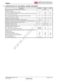 PS9905-Y-V-F3-AX Datasheet Page 17