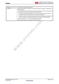 PS9924-Y-V-F3-AX Datasheet Page 14