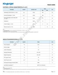 PSA05-12GWA Datasheet Page 2