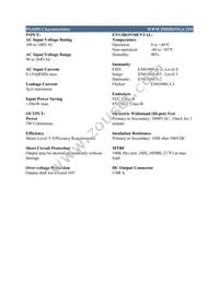 PSA05S-050QW Datasheet Page 2