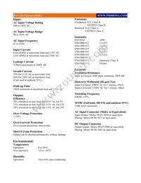 PSA120-240 Datasheet Page 2