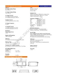 PSA16U-480(POE) Datasheet Page 2