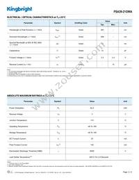 PSA39-21GWA Datasheet Page 2