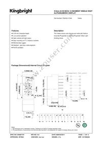 PSA39-21YWA Datasheet Cover