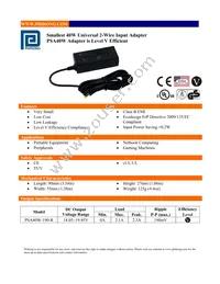 PSA40W-190 Datasheet Cover