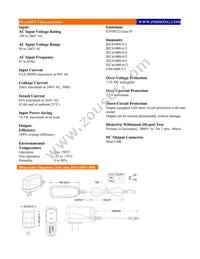 PSAA05A-050 Datasheet Page 2