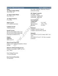 PSAC05A-050L6 Datasheet Page 2