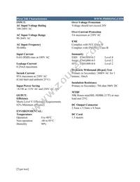 PSAC24E-120 Datasheet Page 2